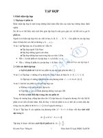 Chương 1: Tập Hợp potx