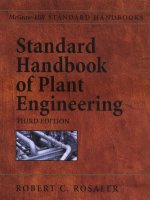 rosaler standard handbook of plant engineering