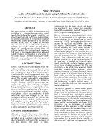 audio to visual speech synthesis using artificial neural networks