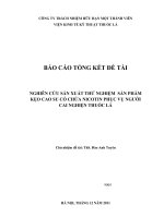 Nghiên cứu tác dụng cai nghiện của kẹo cao su có chứa nicotin đến người hút thuốc lá