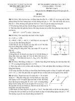 Đề thi Olympic Tây Hồ năm 2012 môn Vật lý 11 pdf