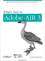 whats new in adobe air 3