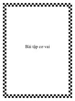 Bài tập cơ vai ppt