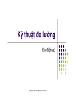 Chương 7: Đo điện áp - Kỹ thuật đo lường