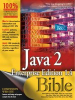 java 2 enterprise edition 1.4 bible 2004