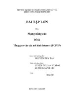 Tầng giao vận của mô hình Internet (TCP/IP