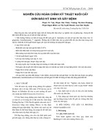 Nghiên cứu hoàn chỉnh kỹ thuật nuôi cấy đơn bào ký sinh và gây bệnh doc