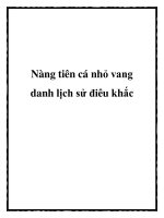 Nàng tiên cá nhỏ vang danh lịch sử điêu khắc pdf