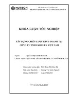 xây dựng chiến lược kinh doanh tại công ty tnhh kohler việt nam
