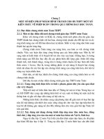 hình thành cho học sinh trung học phổ thông một số kiến thức về phép bcdv trong quá trình dạy học toán