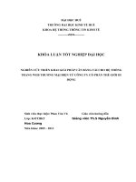 NGHIÊN CỨU TRIỂN KHAI GIẢI PHÁP CÂN BẰNG TẢI CHO HỆ THỐNG TRANG WEB THƯƠNG MẠI ĐIỆN TỬ CÔNG TY CỔ PHẦN THẾ GIỚI DI ĐỘNG