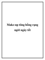 Make-up tông hồng rạng ngời ngày tết potx