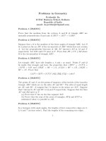 bài tập chuyên đề hinh học phẳng