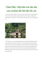 Chùa Thầy: Một kiến trúc độc đáo của xứ Đoài, Hà Nội (Hà Tây cũ) potx