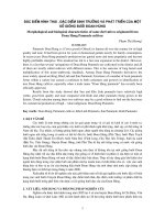 Đặc điểm hình thái, đặc điểm sinh trưởng và phát triển của một số giống bưởi đoan hùng potx