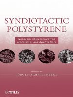 syndiotactic polystyrene synthesis characterization processing and applications