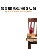 The 100 best business books of