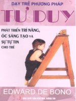 Dạy trẻ phương pháp tư duy pot