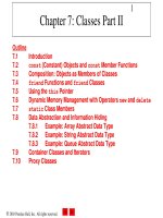 Chapter 7 - Classes Part II docx