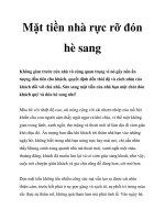 Mặt tiền nhà rực rỡ đón hè sang pot