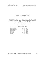 đề tài thiết kế : thiết kế đạo lưu định hướng xoay cho tàu dịch vụ vùng biển hạn chế cấp III pptx