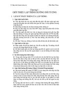 Giáo án - Bài giảng: LẬP TRÌNH HƯỚNG ĐỐI TƯỢNG C++ TRÊN DEV++