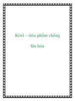 Kiwi – siêu phẩm chống lão hóa doc