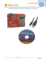 HƯỚNG dẫn sử DỤNG BOARD NU LB 002