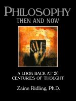 philosophy then and now