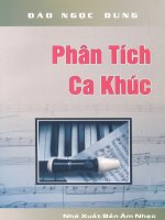 PHÂN TÍCH CA KHÚC