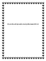 10 cải tiến nổi bật nhất trên hệ điều hành iOS 4.2 pptx