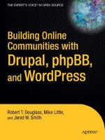 apress building online communities with drupal, phpbb and wordpress