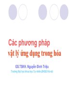 Các phương pháp vật lý ứng dụng trong hóa
