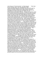 book review of the burning man