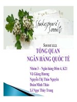 Thuyết trình tổng quan ngân hàng quốc tế