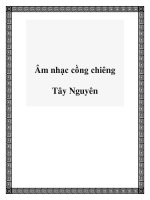 Âm nhạc cồng chiêng Tây Nguyên docx