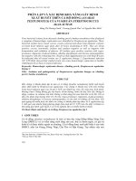 PHÂN LẬP VÀ XÁC ĐỊNH KHẢ NĂNG GÂY BỆNH XUẤT HUYẾT TRÊN CÁ RÔ ĐỒNG (ANABAS TESTUDINEUS) CỦA VI KHUẨN STREPTOCOCCUS AGALACTIAE potx