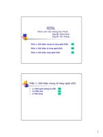 Công nghệ DSL  mô hình hệ thống ADSL và kỹ thuật liên quan