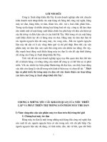 thiết lập và phát triển thị trường mây tre đan với việc hoàn thiện các hoạt động xúc tiến của công ty xuất nhập khẩu hà tây