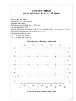 thuyết minh đồ án môn học kết cấu bê tông