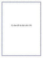 Ca dao đề tài đợi chờ docx