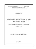 Quy hoạch, kiến trúc công viên đa chức năng trong điều kiện Việt Nam