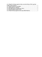 tiểu luận môn hóa học đại cương