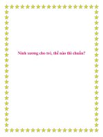 Ninh xương cho trẻ, thế nào thì chuẩn?. doc