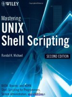 mastering unix shell scripting, 2nd edition