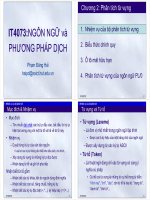 Chương 2: Phân tích từ vựng potx