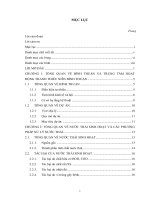 Tính toán thiết kế trạm xử lý nước thải sinh hoạt trung tâm hoạt động thanh thiếu niên Bình Thuận công suất 200m3/ngày.đêm