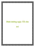 Dinh dưỡng ngày Tết cho trẻ doc