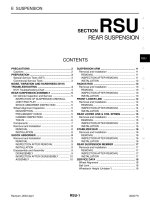 RSU hệ THỐNG GIẢM sóc SAU TRÊN INFINITI FX35, FX45 2003