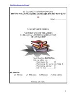 giúp hs lớp 9 phát hiện và tránh sai lầm trong khi giải toán về căn bậc 2.